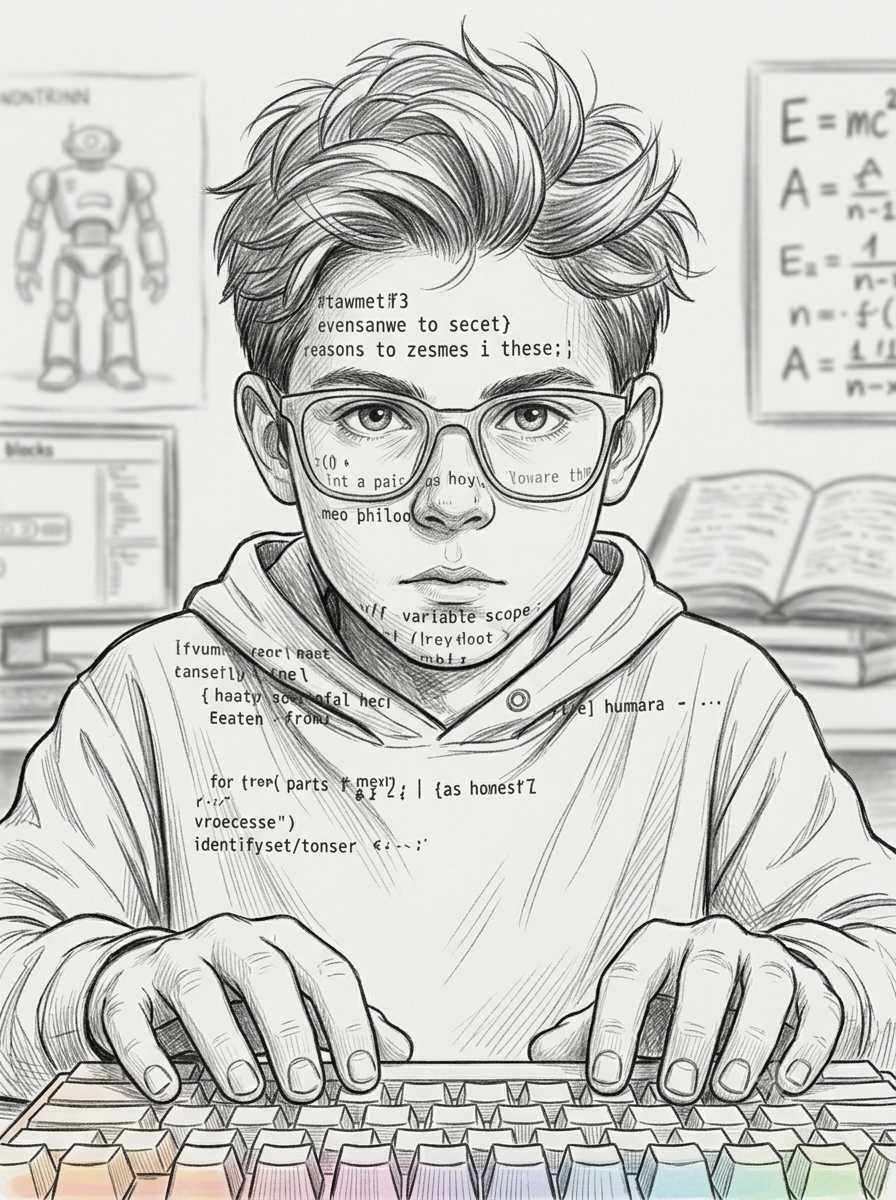 KID Learning Coding...